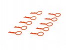EDS 302005 - Big Body Clip 1/10 - Fluorescent Red (10)