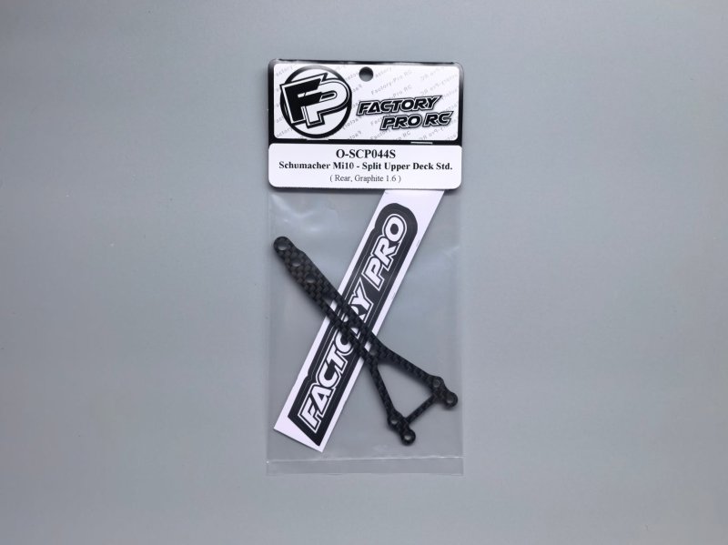 Factory Pro FP-O-SCP044S Schumacher Mi10/Mi9/Mi8 HGT - Split Upper Deck Rear Std. - Graphite 1.6