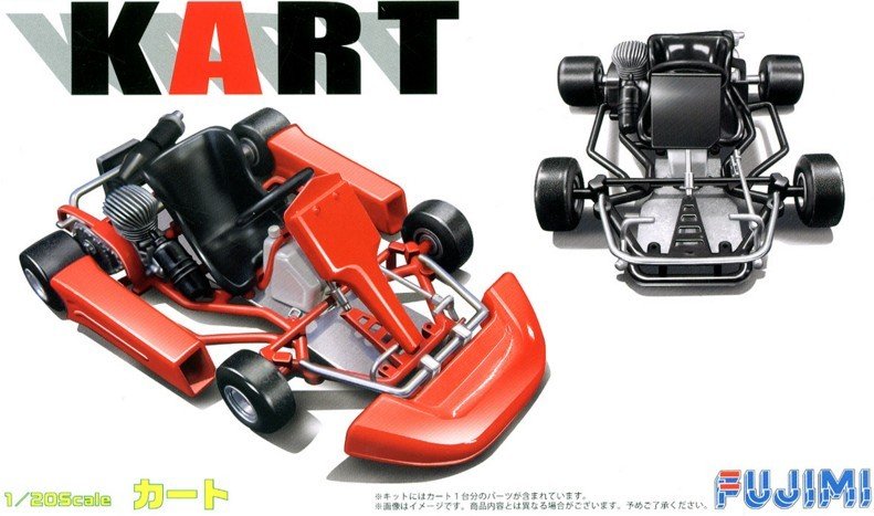 Fujimi 09170 - 1/20 Kart 4 Kart Car