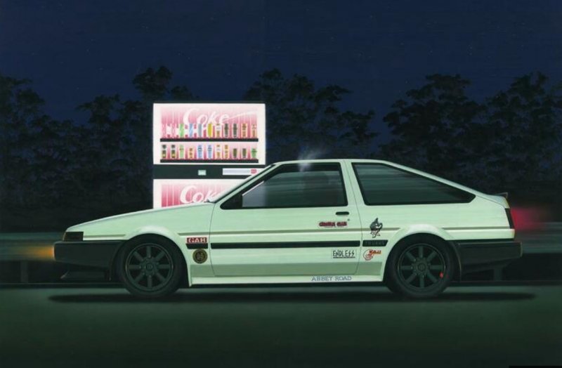 Fujimi 04677 - 1/24 Toyota AE86 Trueno Drift Car Tohge #3