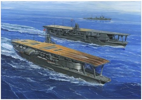 Fujimi 43040 - 1/700 SWM(ex)-20 Japanese aircraft carrier 1st Combined Air Corps Akagi & Kaga Set