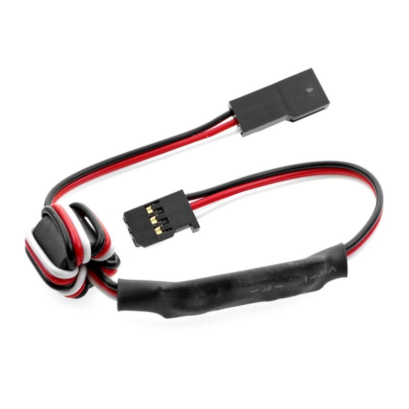 FUTABA 220MM NOISE FILTER EXTENSION CABLE CORD 50-STRAND HEAVY DUTY WIRE 6A15501 (W/O PACKING)
