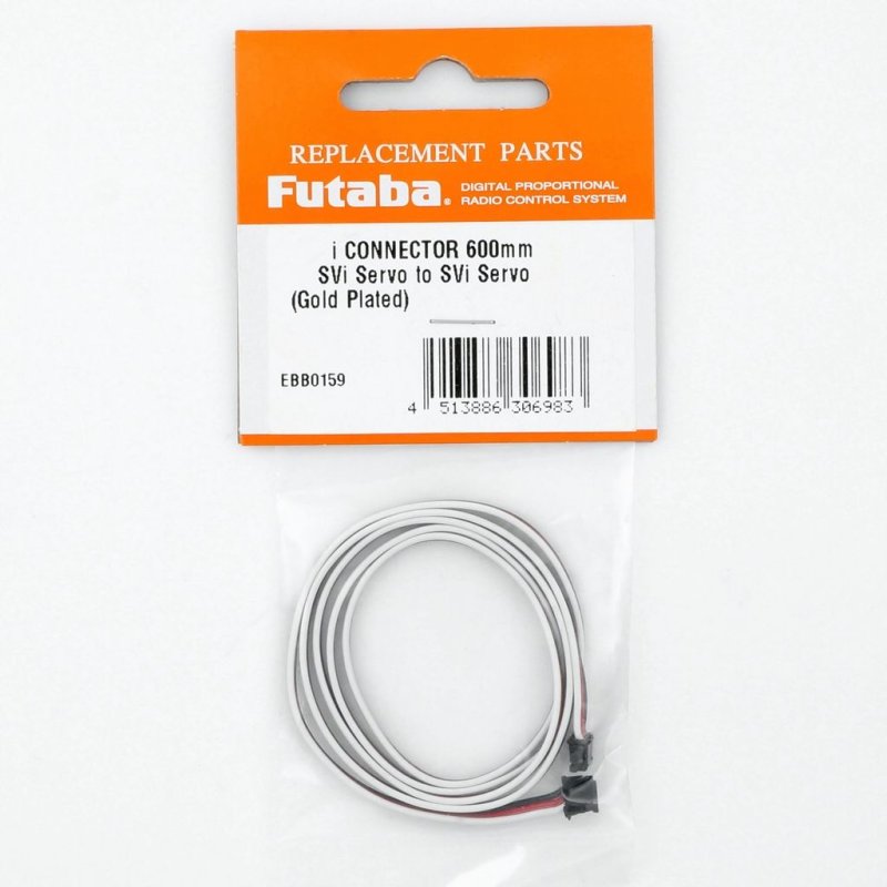 FUTABA 600MM i-CONNECTOR S3173SVi TO SVi CONNECTOR 30-STRAND WIRE EBB0159