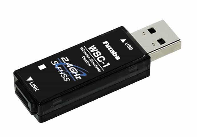 Futaba WSC-1 - WSC-1 S-FHSS Wireless Simulator Control USB Adaptor for PC Joystick
