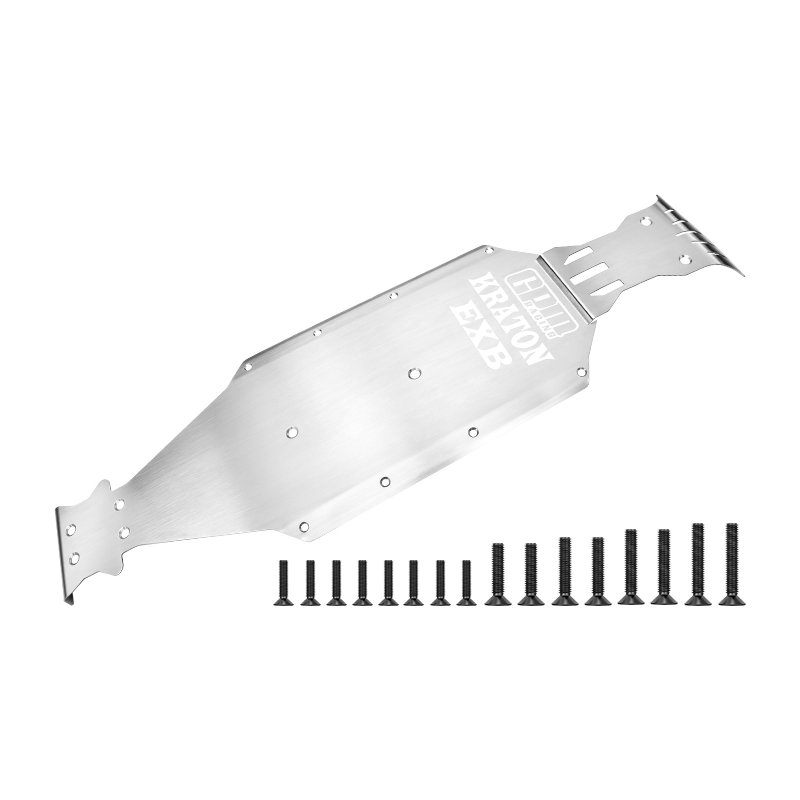 ARRMA KRATON 6S EXB SPEED TRUCK Stainless Steel Integrated Chassis Skid Kit - GPM MKV6333