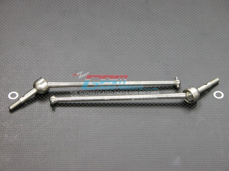 Associated Monster GT Steel Universal Swing Shaft (130mm) With Screws ~ CVD Design -1pr set - GPM SAGM12130C