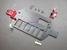 Associated RC 18T Fibre Main Chassis With Alloy Mounts & Screws & E-clips & Delrin Posts - 1pc set Economy Version - GPM FAR016 Associated RC 18T Fibre Main Chassis With Alloy Mounts & Screws & E-clips & Delrin Posts - 1pc set Economy Version - GPM FAR016