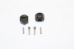 AXIAL Racing SCX10 II Aluminium Wheel Hex Adapters 12mm X 9mm - 2pcs set - GPM SCX2010/1209