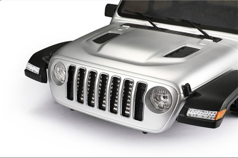 RCJAZ AU : AXIAL Racing SCX10 III JEEP WRANGLER stainless Steel Front Grill  - 5 Pc set - GPM SCX3ZSP6