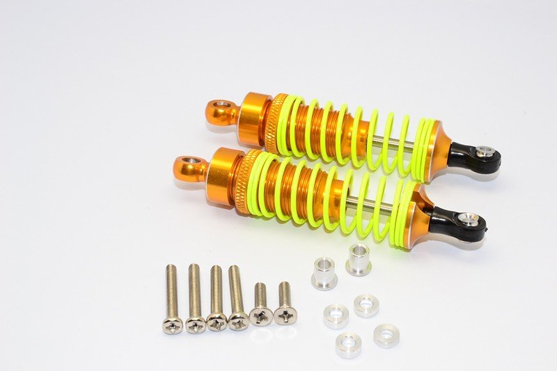 1/10 Touring - Alloy Ball Top Damper (75mm) With Alloy Collars & Washers & Screws - 1pr set - GPM DP075