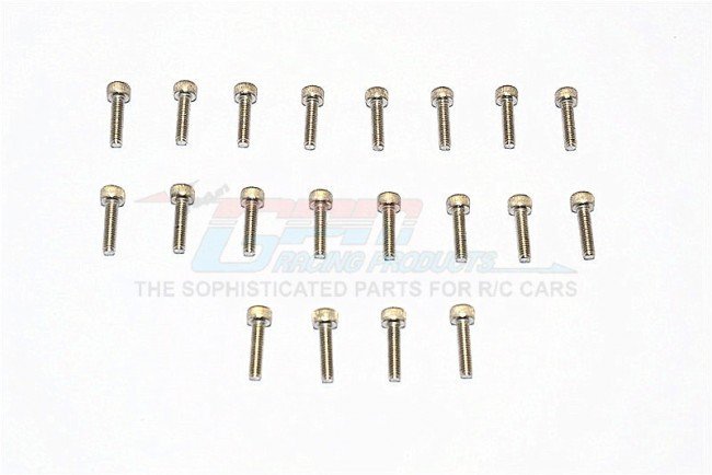 SUS304 Stainless Steel Cap Head Socket Screws M2.5x6mm - 20pcs - GPM SUS2.5X6