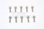 SUS304 Stainless Steel Cap Head Socket Screws M4x14mm - 10pcs - GPM SUS4X14