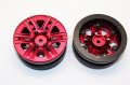 alt="Aluminum 6 Spokes 1.9'' Wheels With Plastic Wheel Frame - 2pc Set - GPM PW1906BK/2" title="Aluminum 6 Spokes 1.9'' Wheels With Plastic Wheel Frame - 2pc Set - GPM PW1906BK/2"