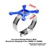 7075-t6 Alloy+316 Stainless Steel 40x40mm Cooling Fan Ajustable For 40-56 Series Motor - GPM GPM3357