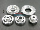 HPI Savage /Savage X Alloy-7075 Centre Gear Box Teeth With Screws - 5pcs set (29Th,32Th,23Th)(37T2Th,44T1Th) - GPM SAV1000H