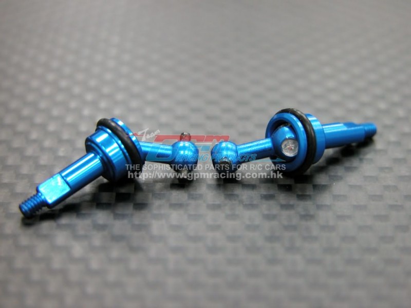 Kyosho Mini-Z AWD Alloy Front/Rear Universal Swing Shaft (New CVD Design) - 1pr - GPM MZA208CA