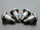 Tamiya DF-02 Titanium King Pin Screws - 4pcs - GPM TDF2004