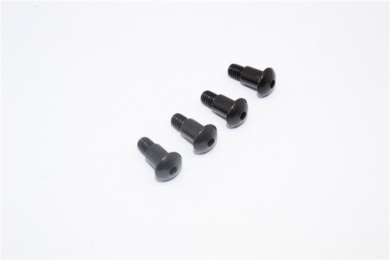 Tamiya GF01 Steel King Pin (5mmx6.2mmXM4) - 4pcs (For GF01 / TA01 / TA02 / TA03 / TL01) - GPM GF004SB