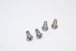 Tamiya GF01 Steel King Pin (5mmx6.2mmXM4) - 4pcs (For GF01 / TA01 / TA02 / TA03 / TL01) - GPM GF004S