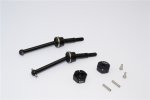 Tamiya GF01 Steel #45 Front/Rear CVD Shaft (38mm) With 12x6mm Hex Adapters - 1pr set - GPM GF1238SADT