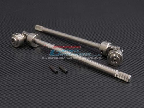 Tamiya 1/8 Terra Crusher Titanium Main Shaft set -1pr - GPM TEC037T