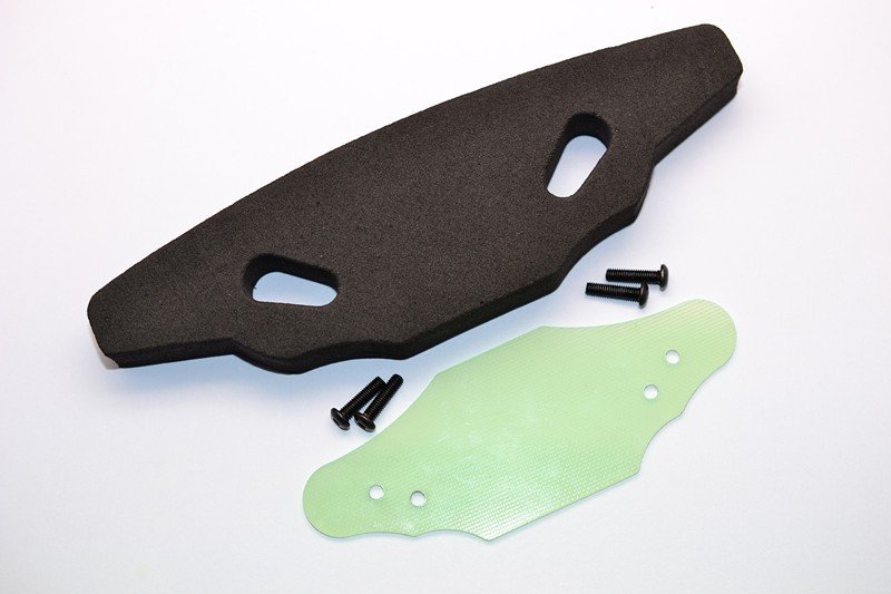 Tamiya TT02 Front Urethane Foam Bumper With Fibre Plate - 1set - GPM TT2200F