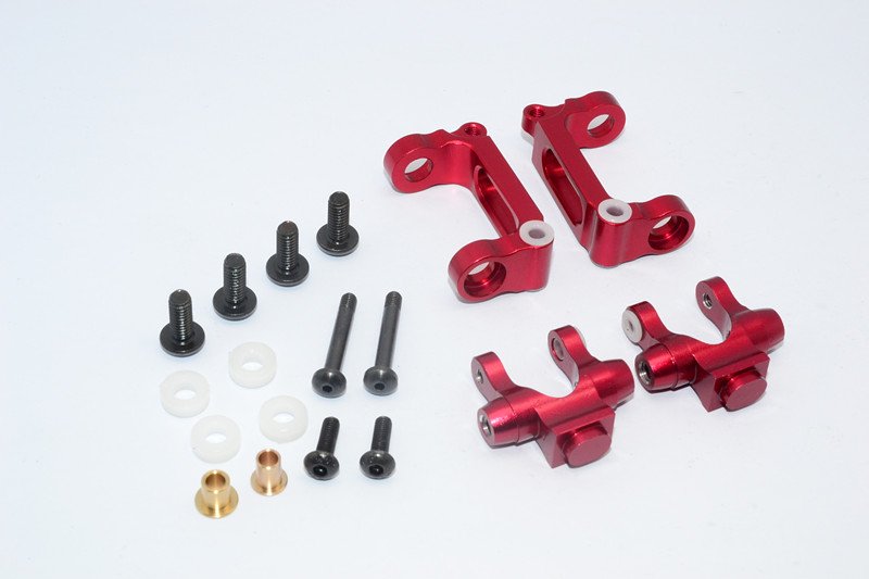 Tamiya Wild Willy 2 WR-02 Aluminium C-Hub - 4pcs set - GPM WW2020