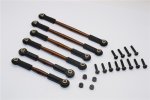 TRAXXAS 1/10 Craniac Monster Truck Spring Steel Anti-thread Tie Rod - 6pcs set - GPM CRA160ST