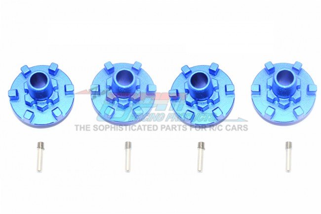 TRAXXAS 1/10 E-REVO VXL Aluminum Wheel Hex Claw - 8pc set - GPM ER2006