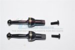 TRAXXAS 1/18 Latrax Rally Steel Front/Rear CVD Shaft (23mm) - 1pr - GPM SLTX223