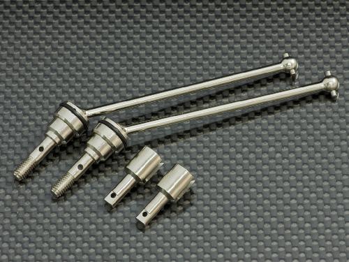 TRAXXAS 1:16 Mini E-REVO Steel Front/Rear Universal Swing Shaft - 1pr set - GPM SERV245