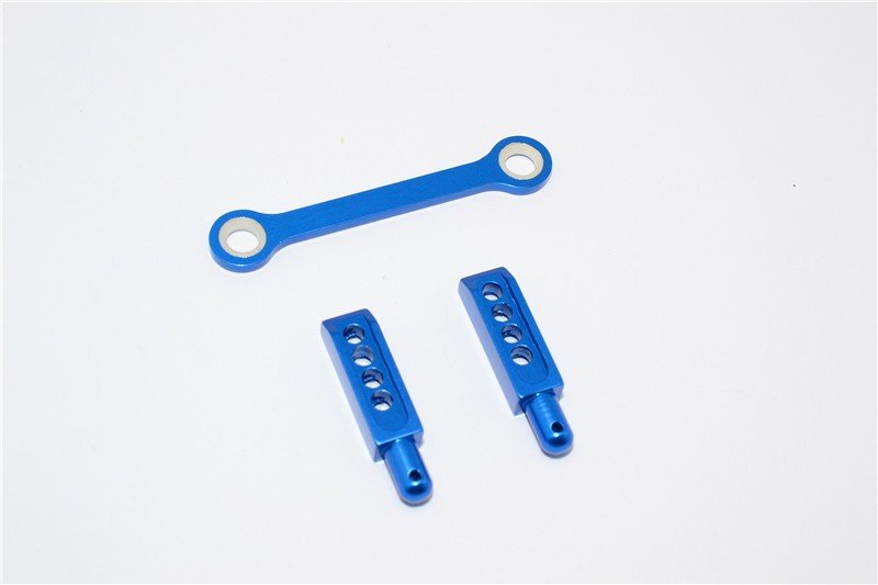 TRAXXAS 1:16 Mini E-REVO Alloy Rear Body Post With Mount - 3pcs (For 1/16 E-REVO / Slash) - GPM ERV201R