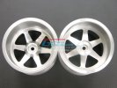TRAXXAS 1/10 Revo Alloy Front/Rear Rims (6 Spokes) For GPM Option Tires - 1pr - GPM TRV10006W TRAXXAS 1/10 Revo Alloy Front/Rear Rims (6 Spokes) For GPM Option Tires - 1pr - GPM TRV10006W