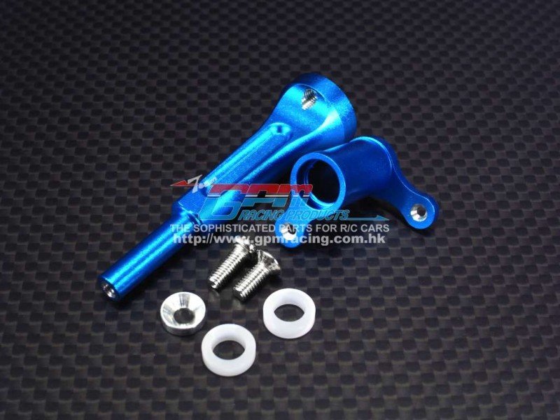 TRAXXAS Tmaxx 3.3 /Tmaxx 2.5 Alloy Bellcrank (Trx 2.5) With Slide Carbon Linkage Bellcrank Post - 1set - GPM TMX2325