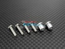 TRAXXAS 1/10 T-Maxx Monster Truck (Options) Alloy Collars & Screws - 1 set - GPM TMX13100/SC