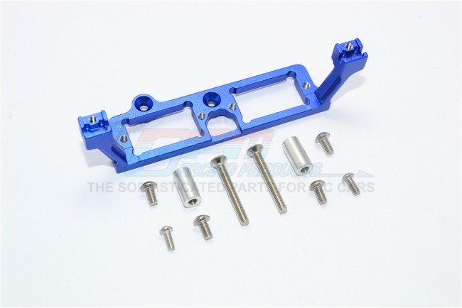 TRAXXAS TRX4 TRAIL CRAWLER Aluminum Front + Rear Gear Box 2-speed Differential Lock Servo Mount - 11pc set - GPM TRX4034FR