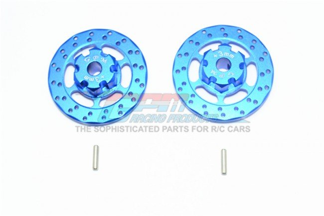 TRAXXAS UNLIMITED DESERT RACER Aluminum +3mm Hex With Brake Disk - 4pc set - GPM UDR010D+3MM