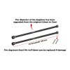 TRAXXAS X-MAXX 4140 Medium Carbon Steel Dogbone (Replaceable Pin) - GPM TXM8170A TRAXXAS X-MAXX 4140 Medium Carbon Steel Dogbone (Replaceable Pin) - GPM TXM8170A