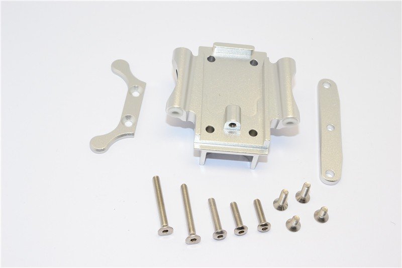 TRAXXAS XO-1 Aluminium Rear Gear Box Bottom Mount With Stainless Steel Screws - 1set - GPM XO013A