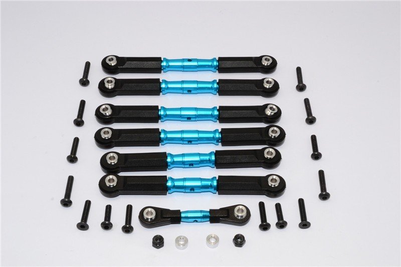 TRAXXAS Xo-1 Aluminium Completed Tie Rod - 7pcs set - GPM XO160