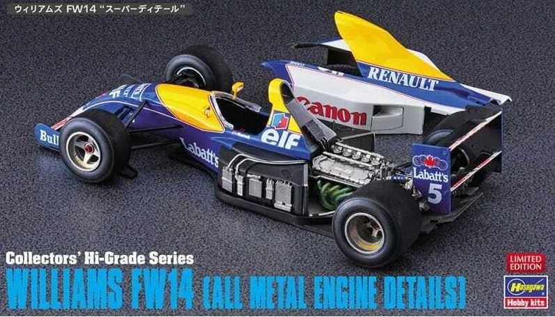 Hasegawa 51049 - 1/24 Williams FW14 (All Metal Engine Details) Collectors Hi-Grade Series CH49