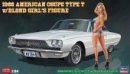 Hasegawa SP441 - 1/24 1966 American Coupe Type T With Blond Girl's Figure 52241 Hasegawa SP441 - 1/24 1966 American Coupe Type T With Blond Girl's Figure 52241