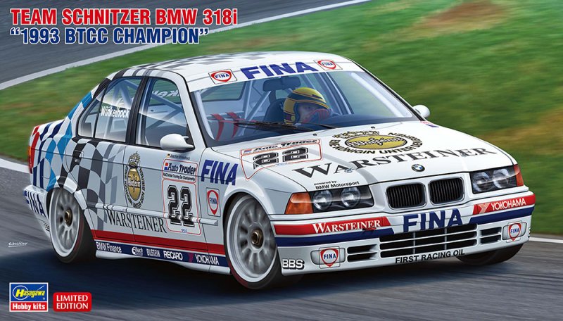 Hasegawa 20551 - 1/24 Team Schnitzer BMW 318i 1993 BTCC Champion