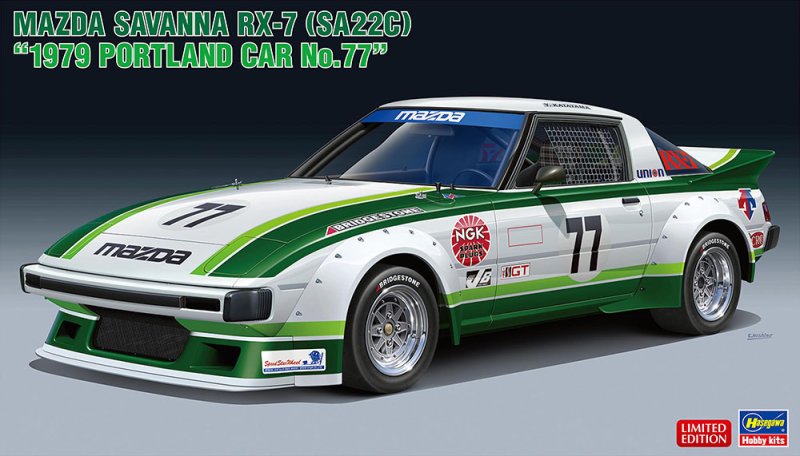 Hasegawa 20661 - 1/24 Mazda Savanna RX-7 (SA22C) 1979 Portland Car No.77