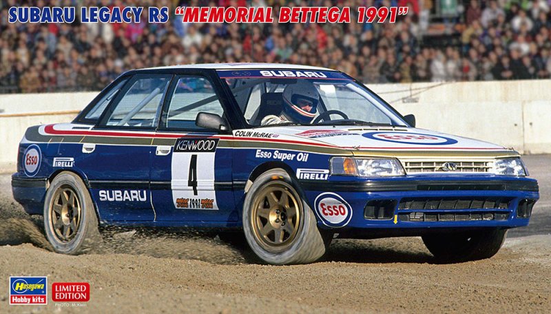 Hasegawa 20786 - 1/24 Subaru Legacy RS Memorial Bettega 1991