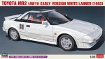 Hasegawa 20656 - 1/24 Toyota MR2 AW11 Early Version White Lanner 1985