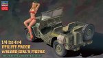 Hasegawa SP449 - 1/24 1/4-ton 4x4 Utility Truck w/Blond Girl's Figure 52249