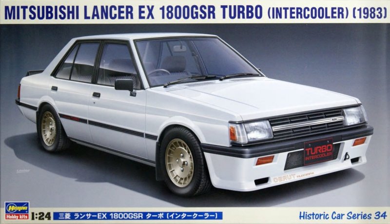 Hasegawa 21134 - 1/24 Mitsubishi Lancer EX 1800GSR Turbo (Intercooler) 1983