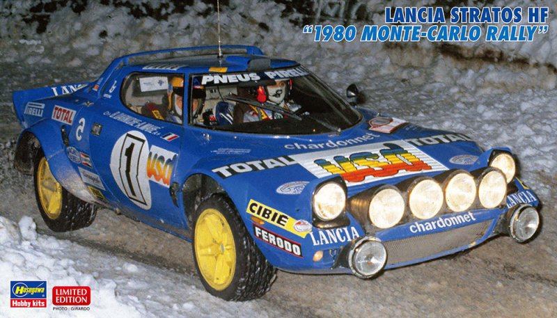 Hasegawa 20810 - 1/24 Lancia Stratos HF 1980 Monte-Carlo Rally