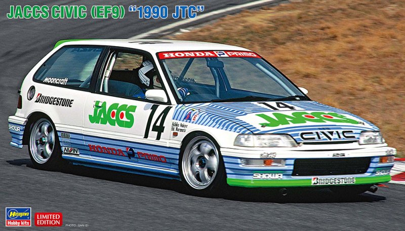 Hasegawa 20830 - 1/24 Jaccs Honda Civic EF9 1990 JTC